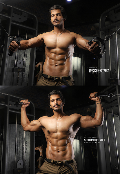 fitness model aakash Mann