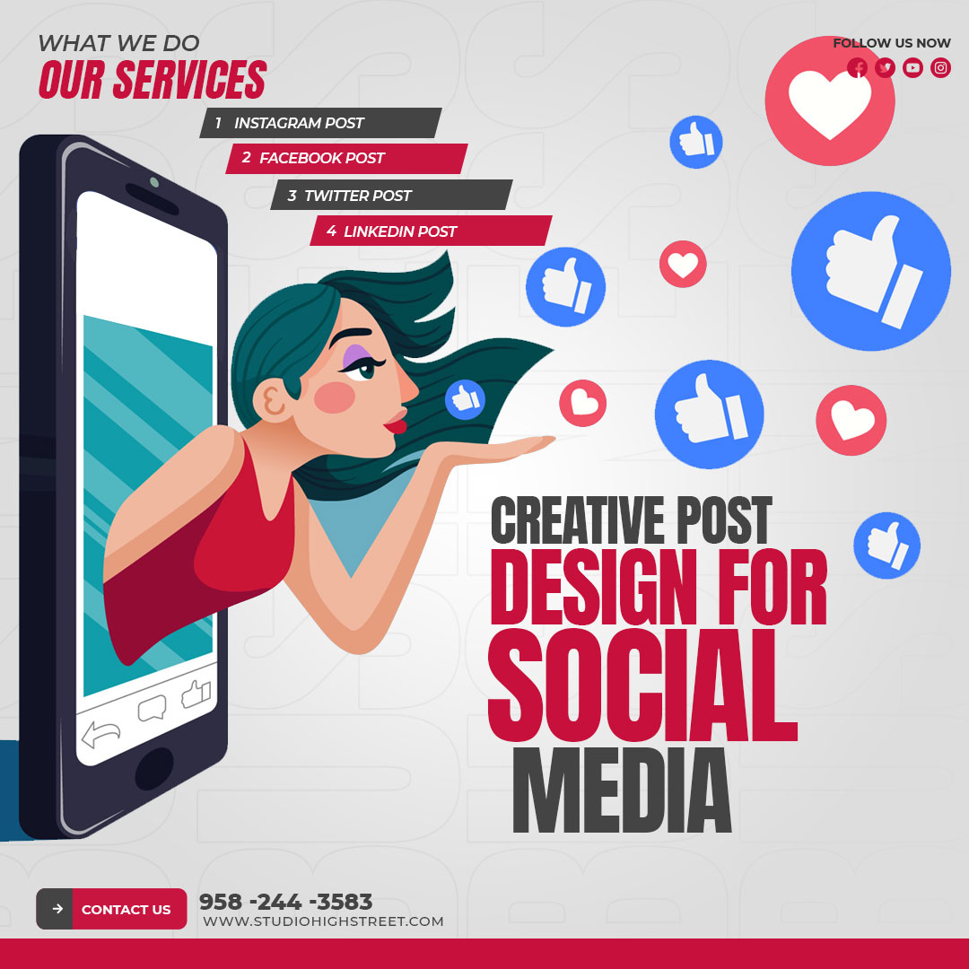 creative post designs for social media 